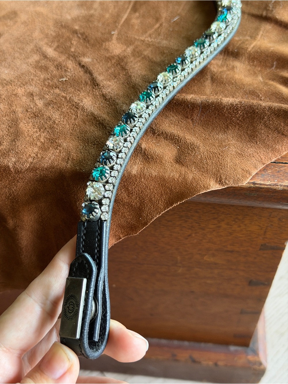 PS of Sweden Crystal snap closure horse browband